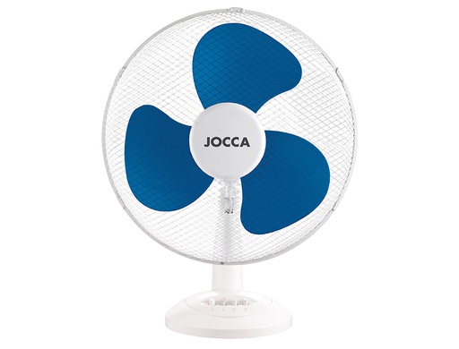 [1468] VENTILADOR DE SOBREMESA JOCCA 3 VELOCIDADES 40 W SISTEMA OSCILACION Y CABEZAL BASCULANTE DIAMETRO 300 MM