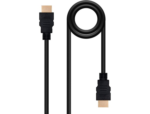 [10.15.1702] CABLE HDMI NANOCABLE V1.4 ALTA VELOCIDAD / HEC A/M-A/M COLOR NEGRO LONGITUD 1,8 M