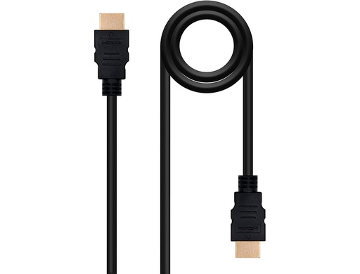 [10.15.0302] CABLE HDMI NANOCABLE V1.3 A/M-A/M COLOR NEGRO LONGITUD 1,8 M