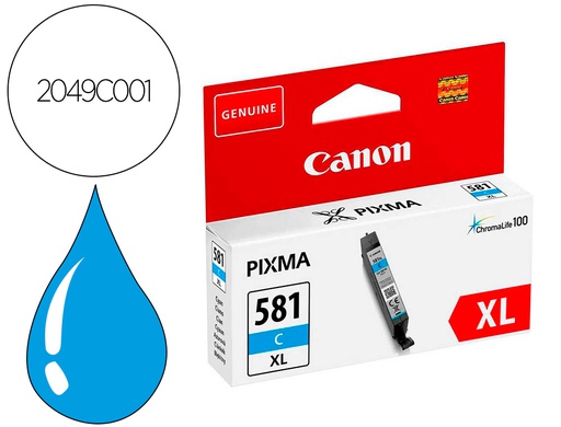 [2049C001] INK-JET CANON PIXMA CLI-581XL CIAN