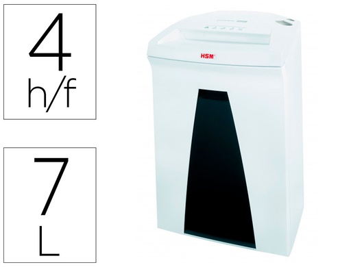 [1784111] DESTRUCTORA DE DOCUMENTOS HSM SECURIO B24 NIVEL DE SEGURIDAD 7 CAPACIDAD DE CORTE 4 H PARTICULAS DESTRUYE