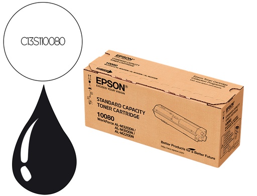 [C13S110080] TONER EPSON LASER AL-M300 SERIES 270 NEGRO 10000 PAGINAS
