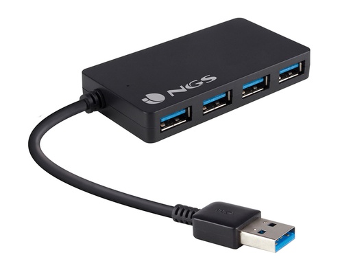 [IHUB3.0] HUB USB 3.0 NGS IHUB CON 4 PUERTOS COLOR NEGRO