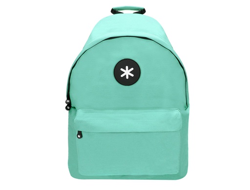 [TK29] CARTERA ANTARTIK MOCHILA CON ASA Y BOLSILLOS CON CREMALLERA COLOR VERDE MENTA 310X160X410 MM