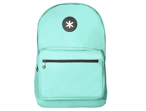 [TK23] CARTERA ANTARTIK MOCHILA CON ASA Y BOLSILLO FRONTAL CONCREMALLERA COLOR VERDE MENTA 320X140X430 MM