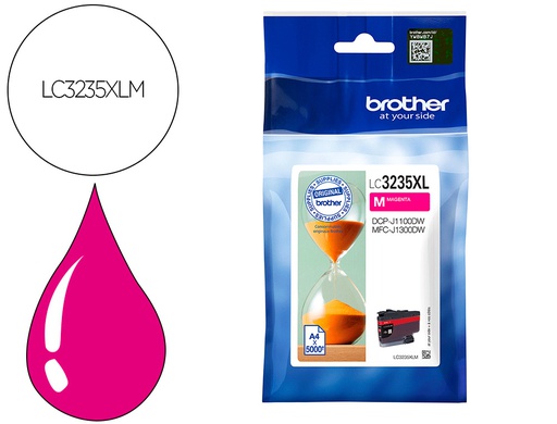 [LC3235XLM] INK-JET BROTHER LC3235XLM DCP-J1100DW / MFC-J1300DW MAGENTA 5000 PAGINAS